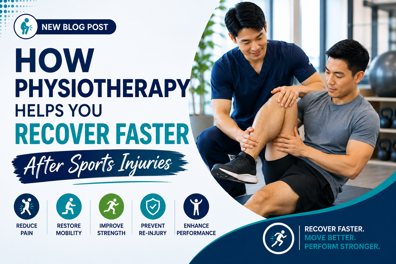 How Physiotherapy Helps You Recover Faster After Sports Injuries
